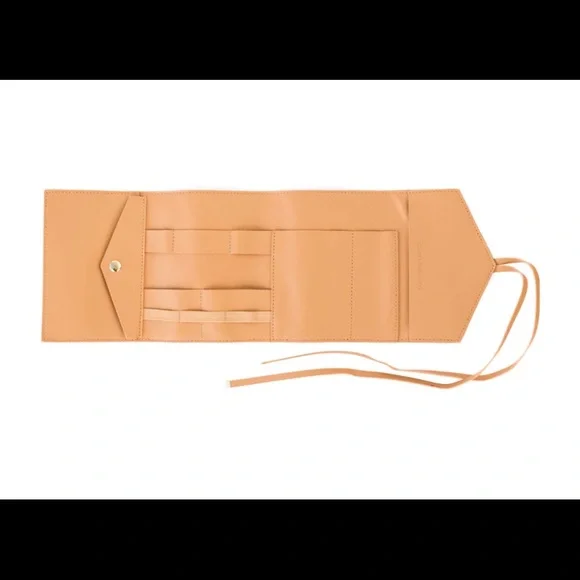 Glass Ladder And Co Katherine Vegan Leather Tech Organizer Roll - Picture 3 of 13